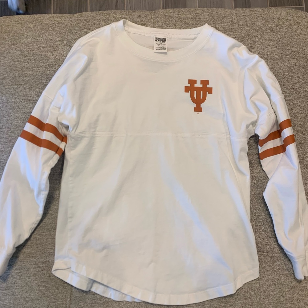 Beautiful Victoria Secret/PINK University of Texas Longhorn Shirt